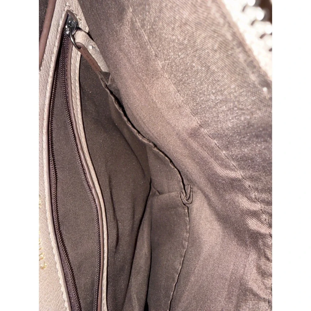 Unbranded taupe faux